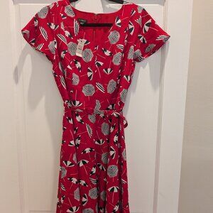 Talbots Red Wrap Dress - Never Worn